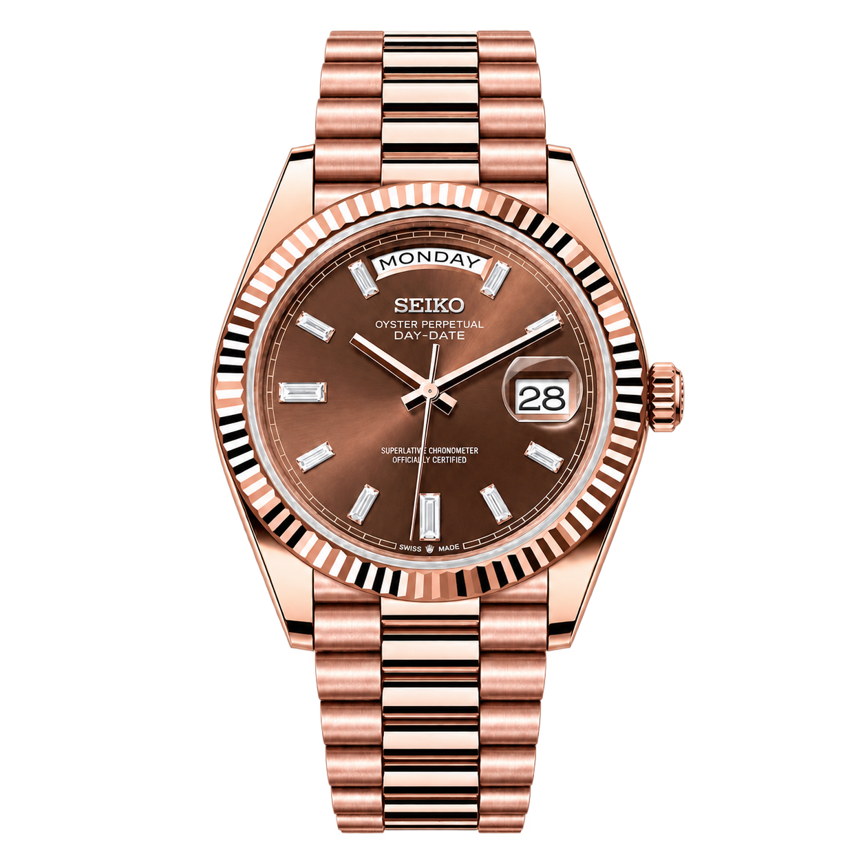 Seiko Day-Date Chocolate