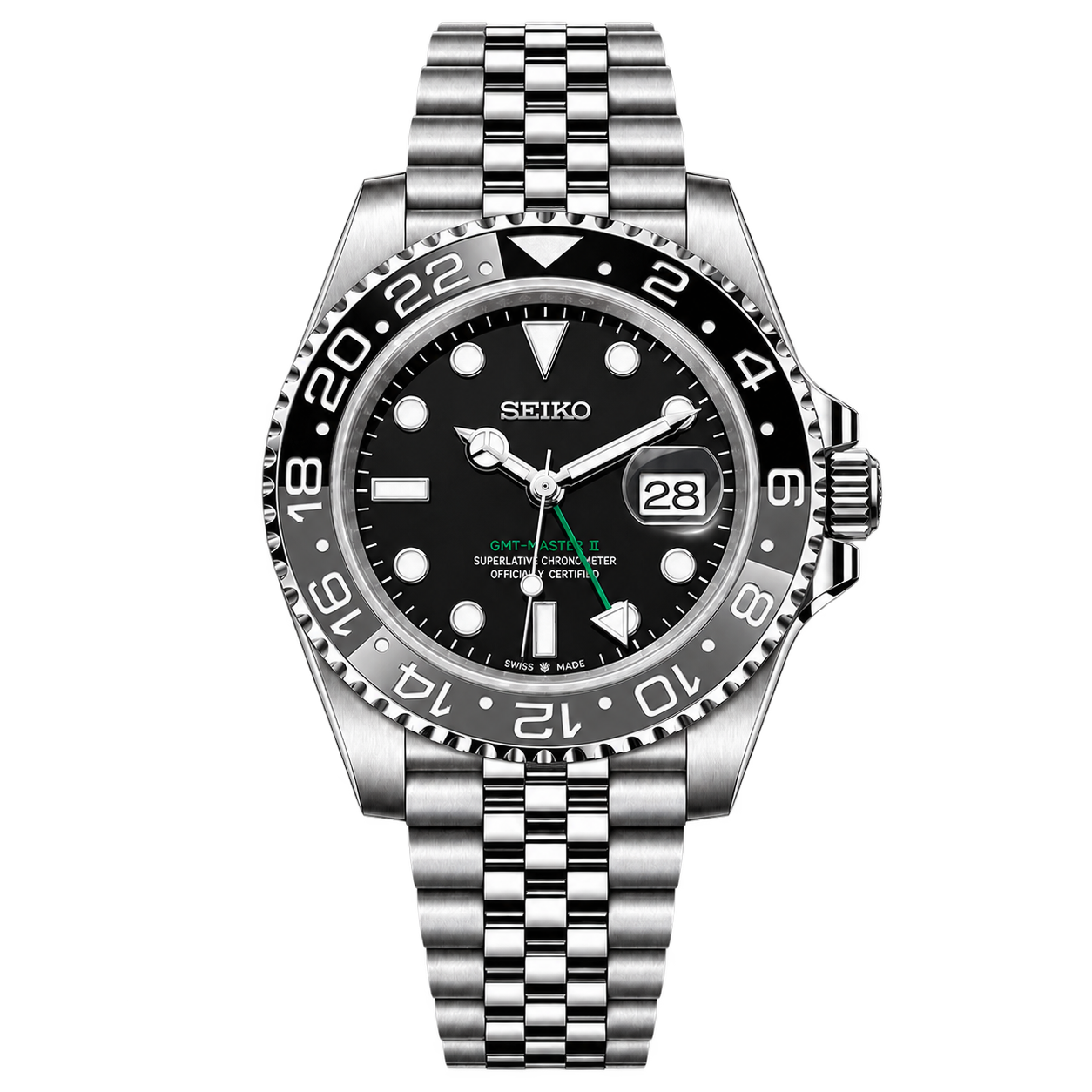 Seiko GMT Bruce Wayne